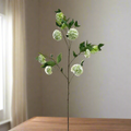 41" Snowball Viburnum White - Single Stem Faux Flower
