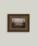 Landscape with Fallen Tree Framed Antique Art