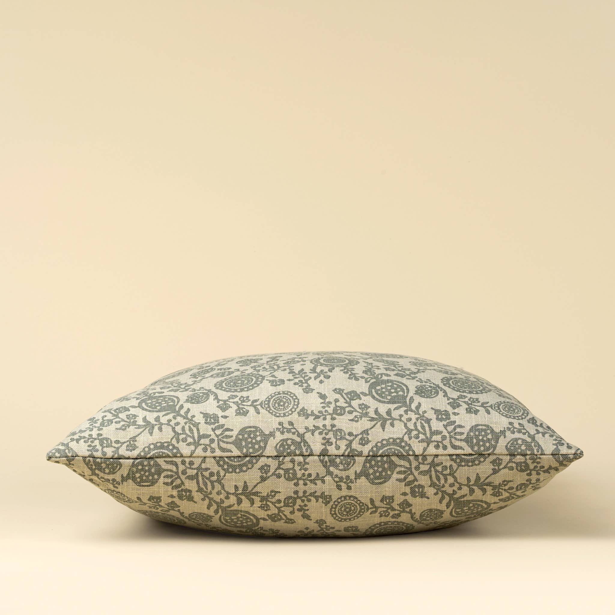 20x20 Pomegranate Pillow-Slate Blue
