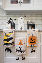 Pumpkin Dangle Leg Towel
