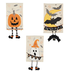 Pumpkin Dangle Leg Towel