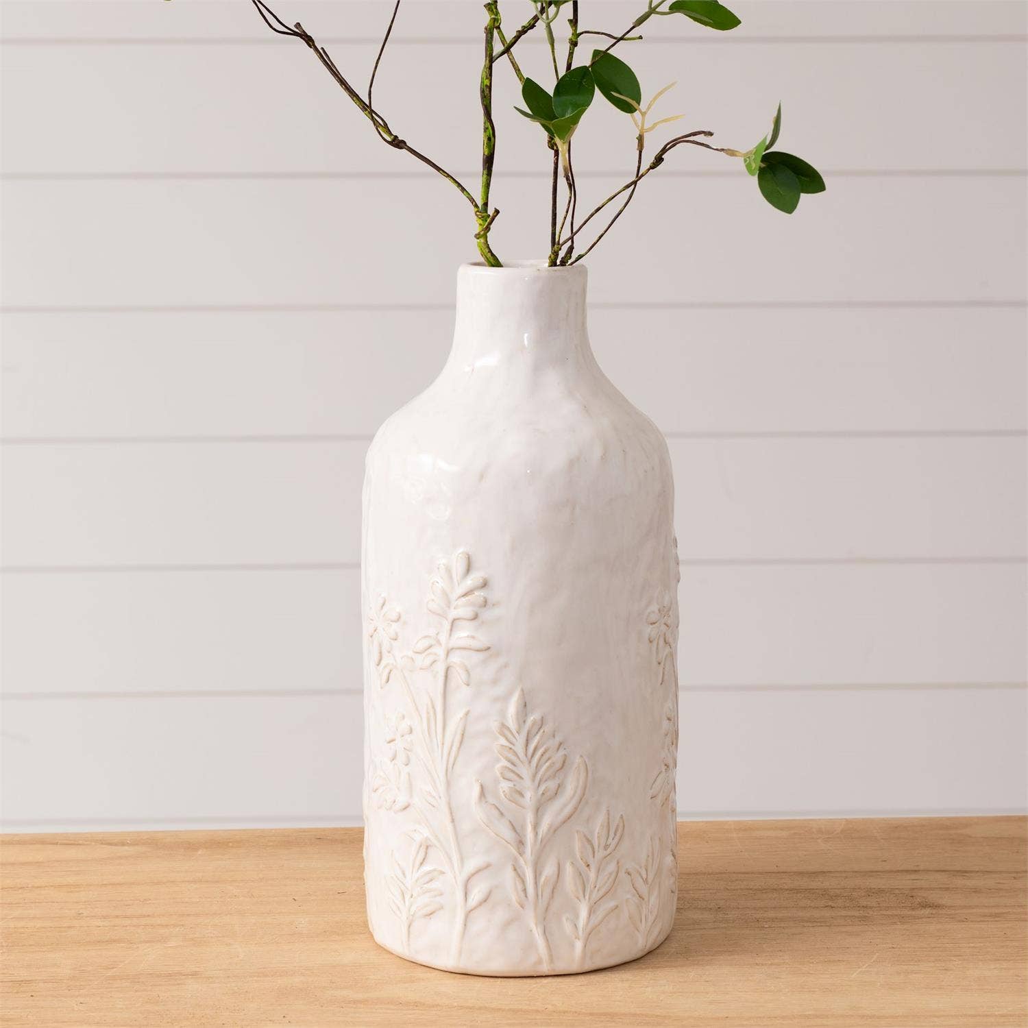 Tall Botanical Vase