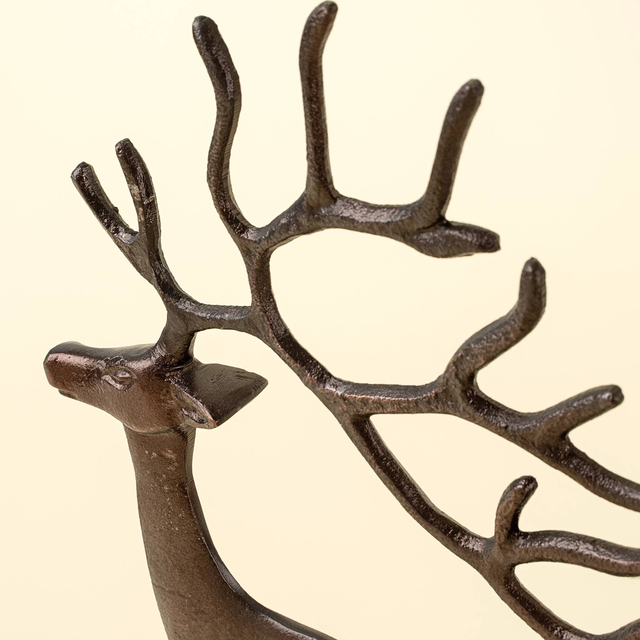 Bronze Reindeer Statue