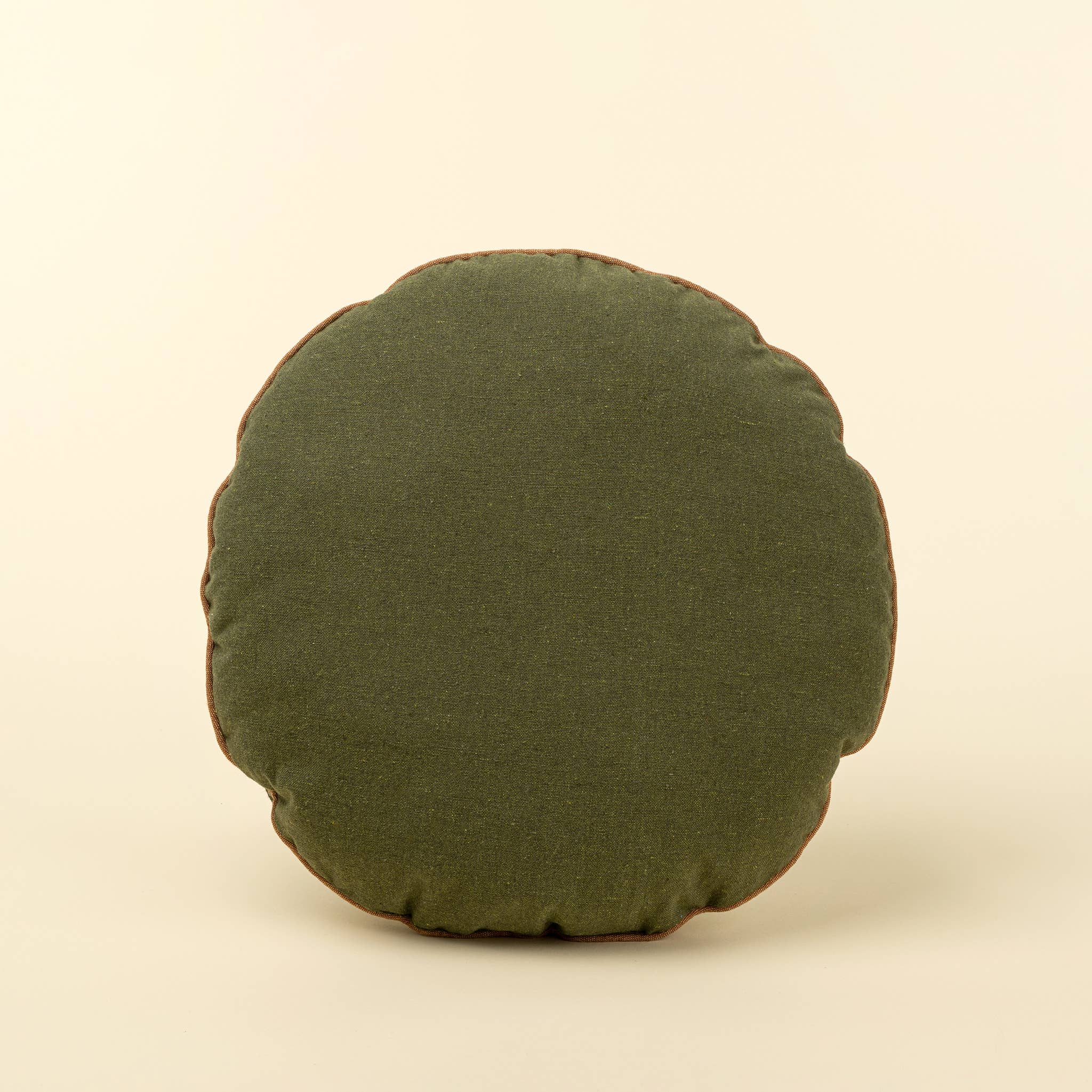 Alpine Trees Round Pillow