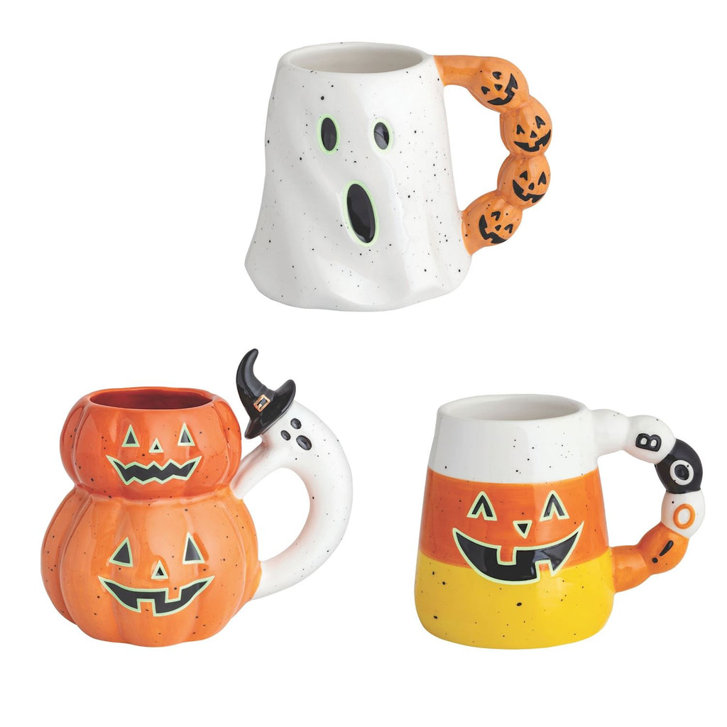 Candy Corn Glow In Dark Mug