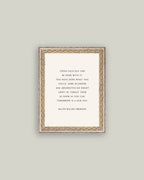 Finish Each Day Framed Antique Print