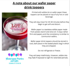 Happy New Year 2026 Edible Drink Toppers S/12