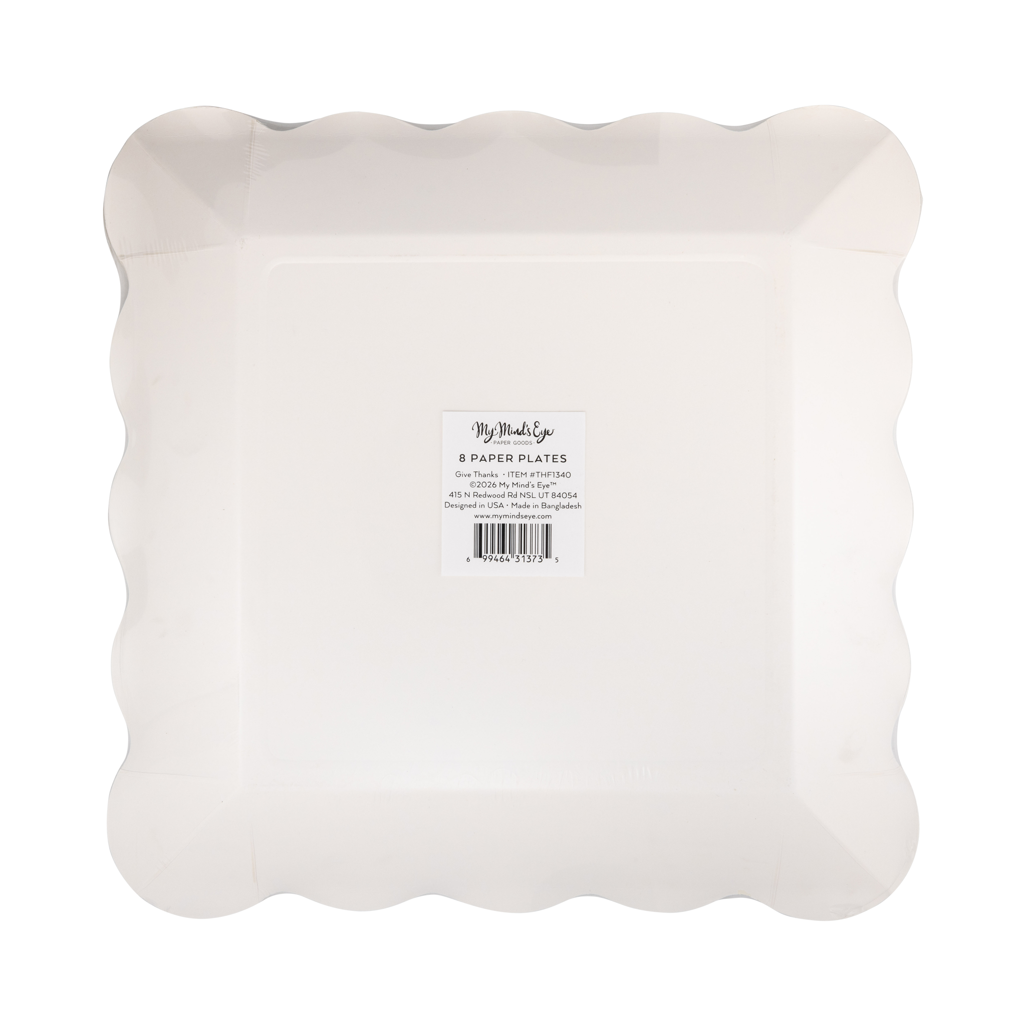 Give Thanks Paper Plates