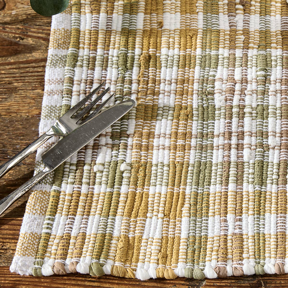 Farmstead Plaid Chindi Placemat