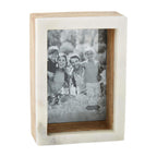 5x7 Wood Marble Shadow Frame