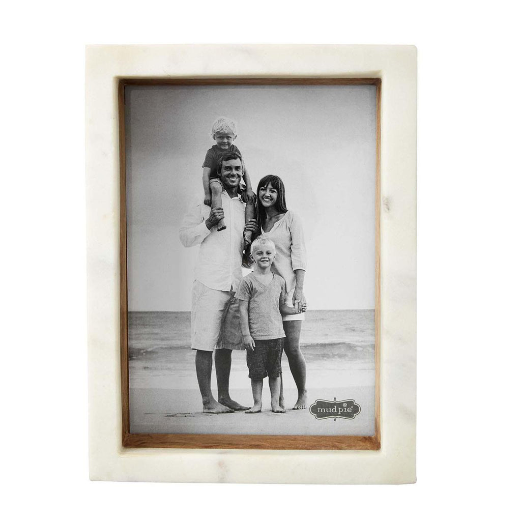5x7 Wood Marble Shadow Frame