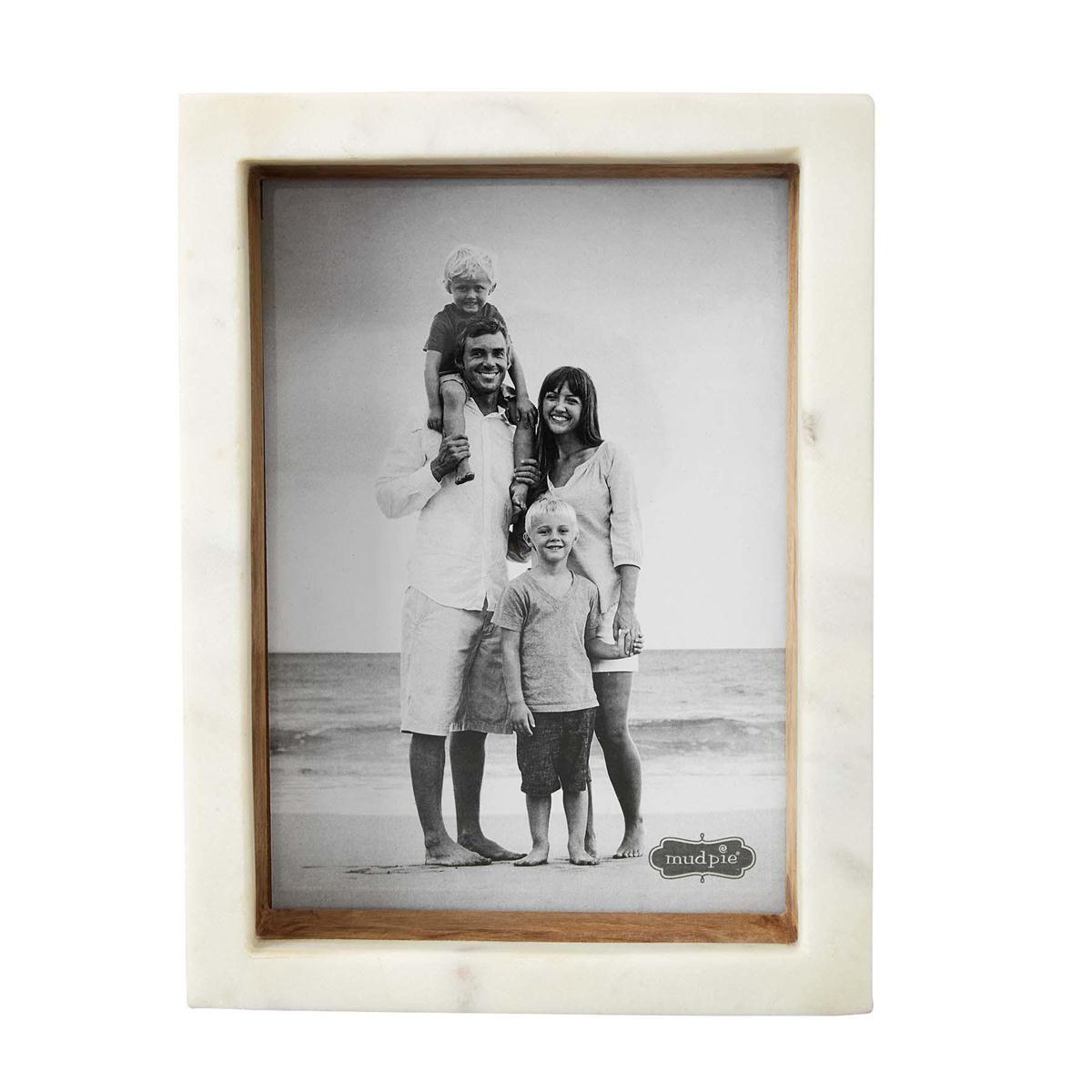 5x7 Wood Marble Shadow Frame