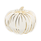 Cream Pumpkin Shaped Plate