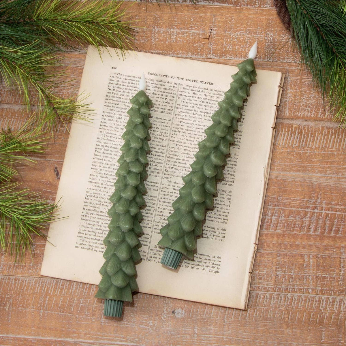 Taper Candle Christmas Tree