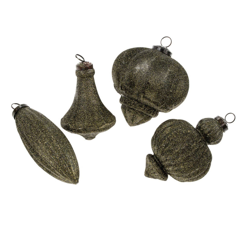 Shimmer Ornament Dark Moss