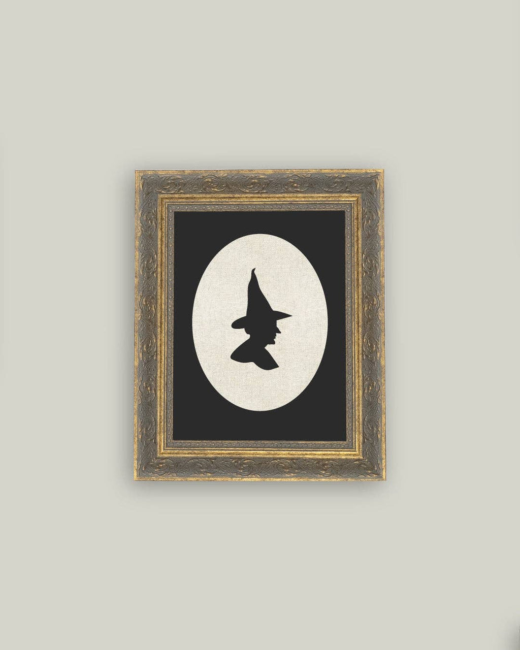Witch Silhouette Framed