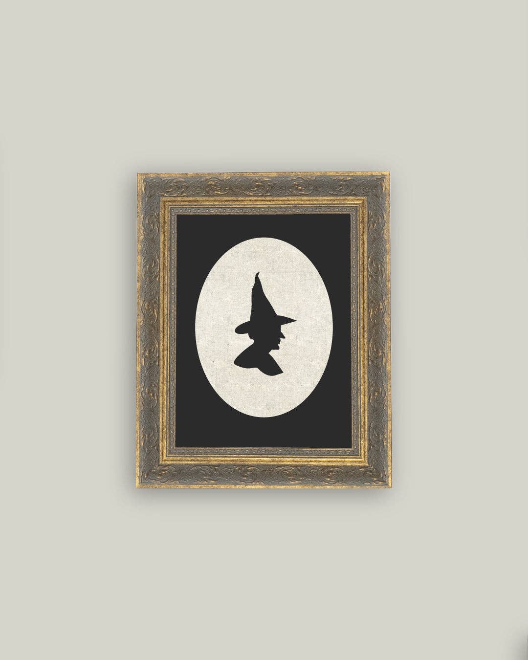 Witch Silhouette Framed