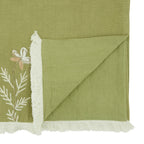 Embroidered Meadow Decorative Table Runner