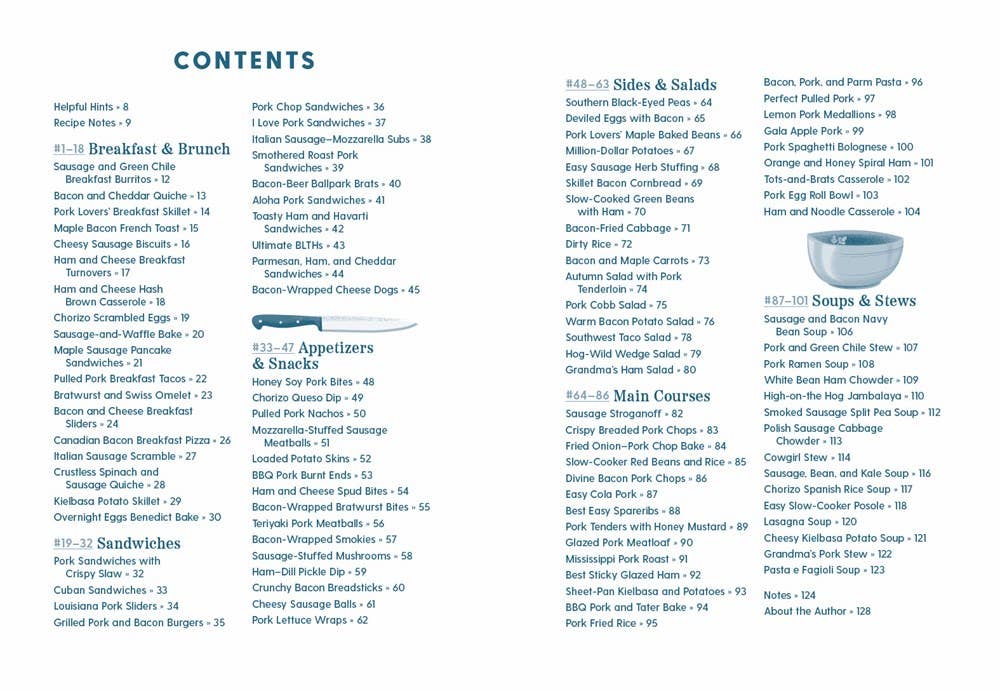 101 Things to Do With Pork