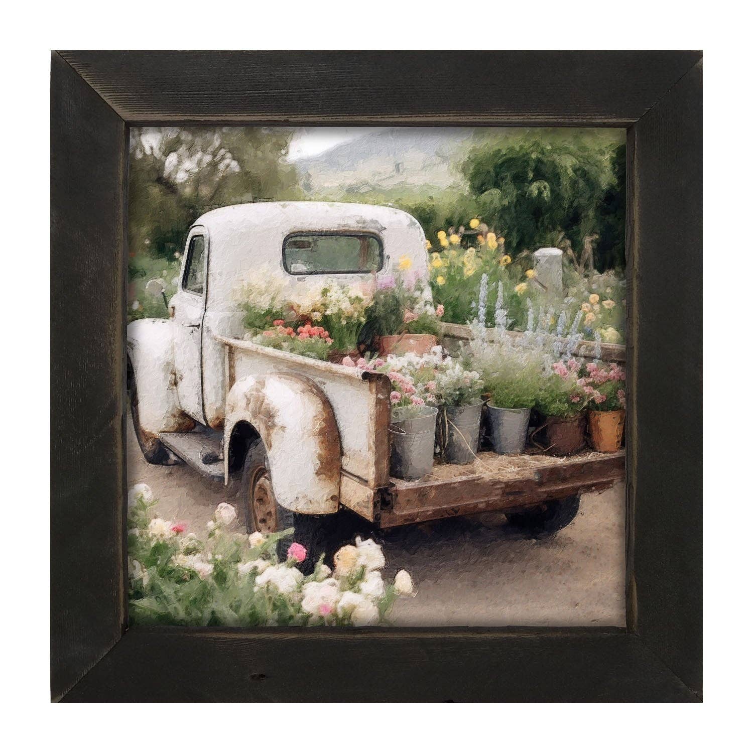 White Flower Truck