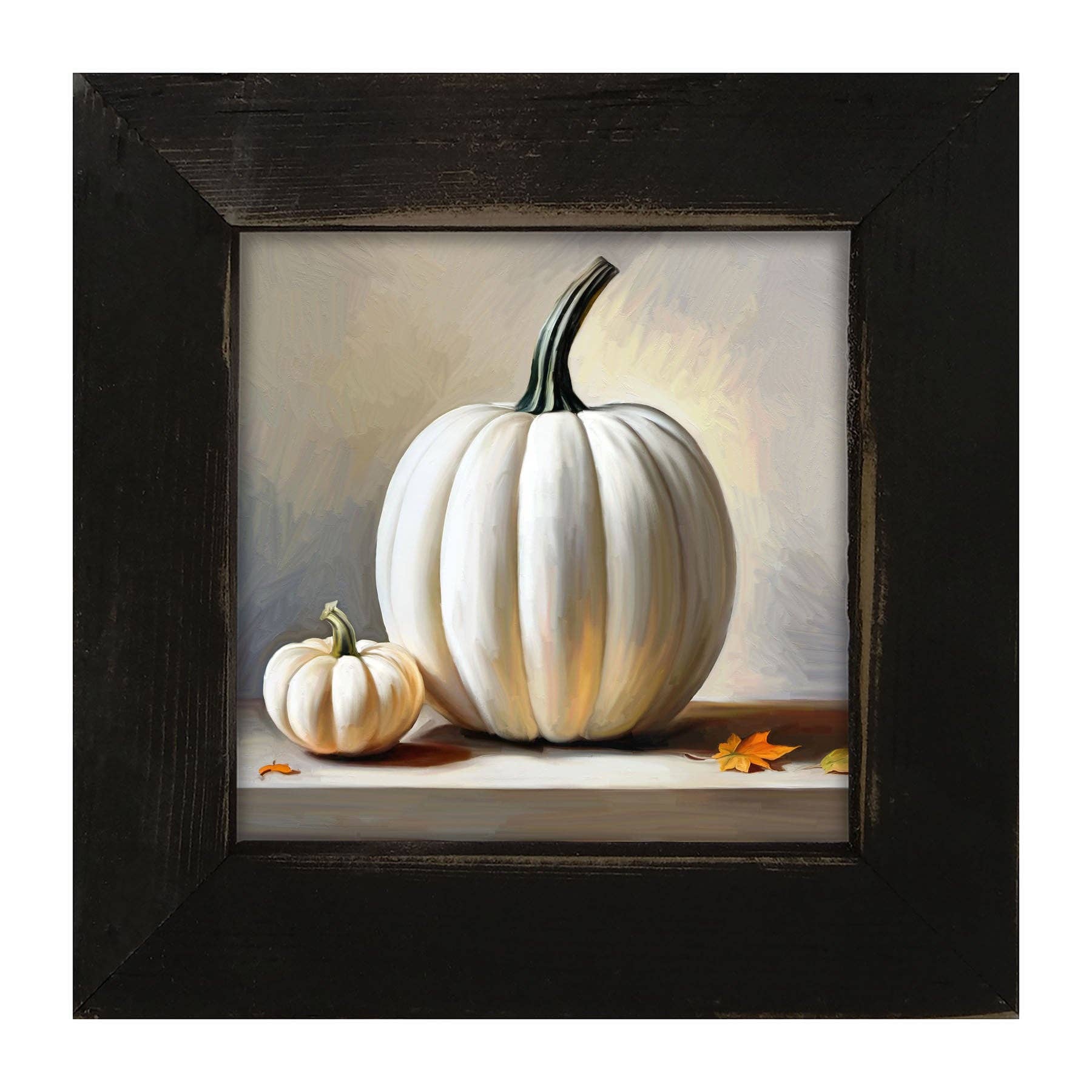 White pumpkin still life