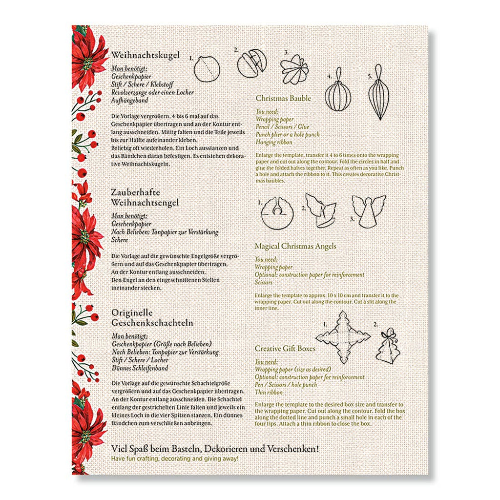 Nutcracker Christmas Wrapping Paper Book
