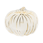 Cream Pumpkin Shaped Plate
