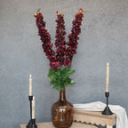 50" Dark Red Ranunculus Spray Floral Decor