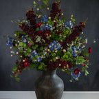 50" Dark Red Ranunculus Spray Floral Decor