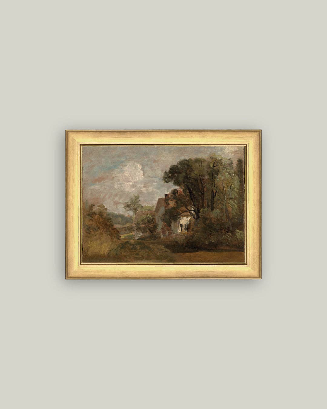 Willy Lott's House Framed Antique Art