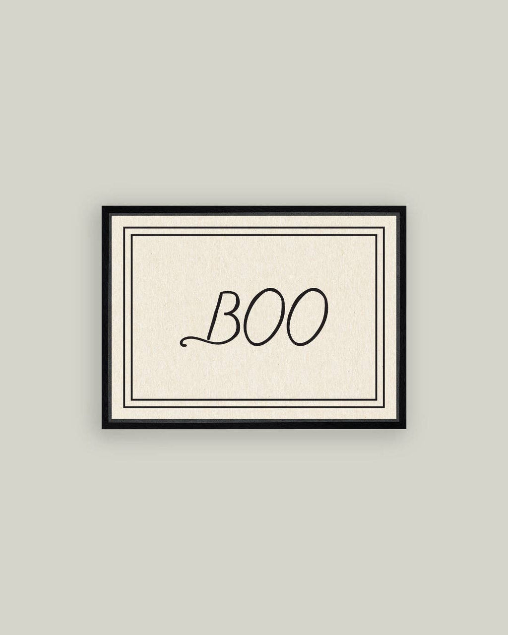 Vintage Boo Framed