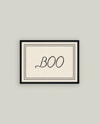 Vintage Boo Framed