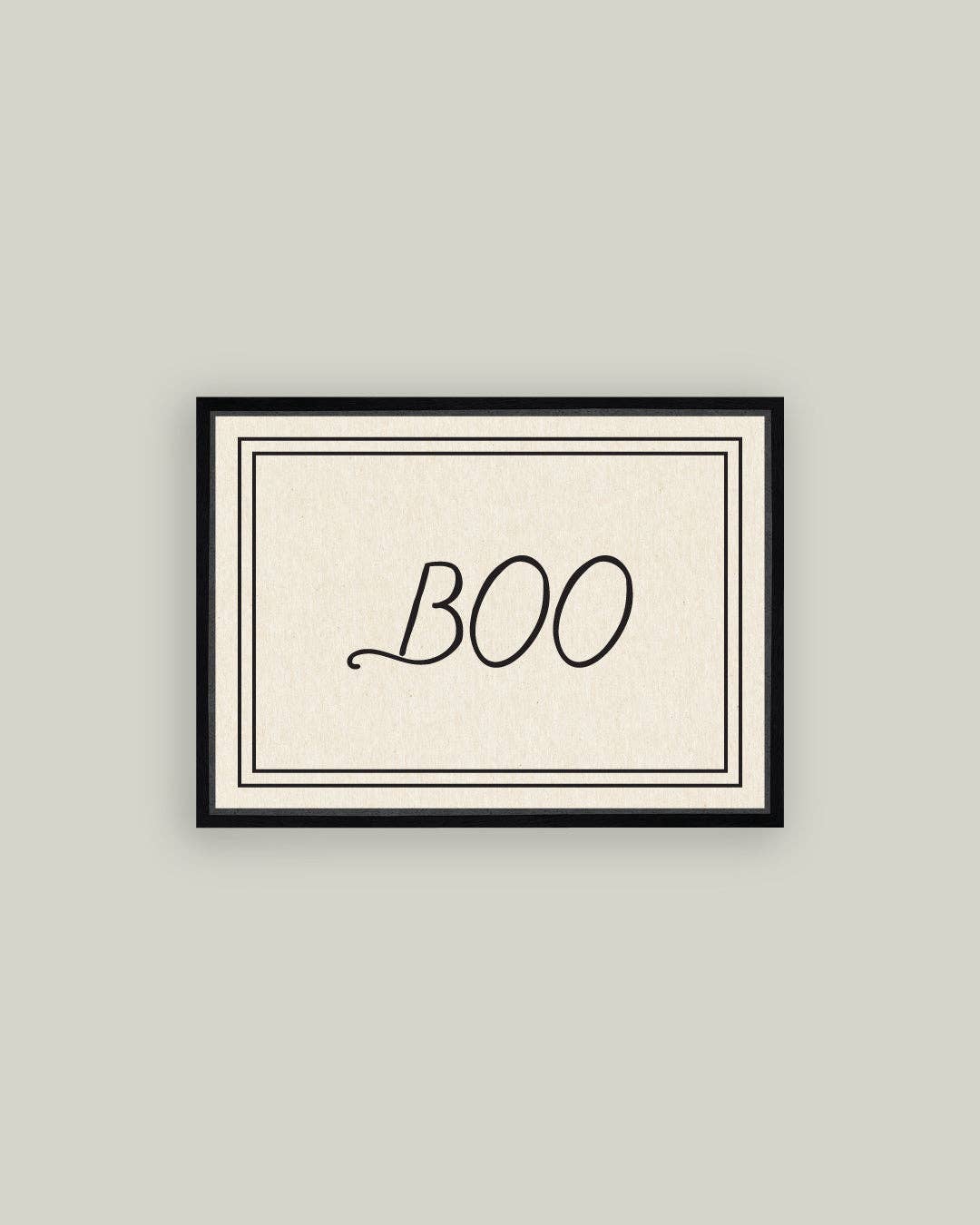 Vintage Boo Framed