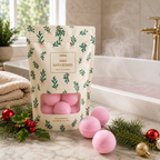 Mini Bath Bombs Gift Bag Cranberry Fizz
