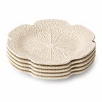 Le Jardin White Cabbage Dinner Plate 11"