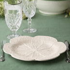 Le Jardin White Cabbage Dinner Plate 11"