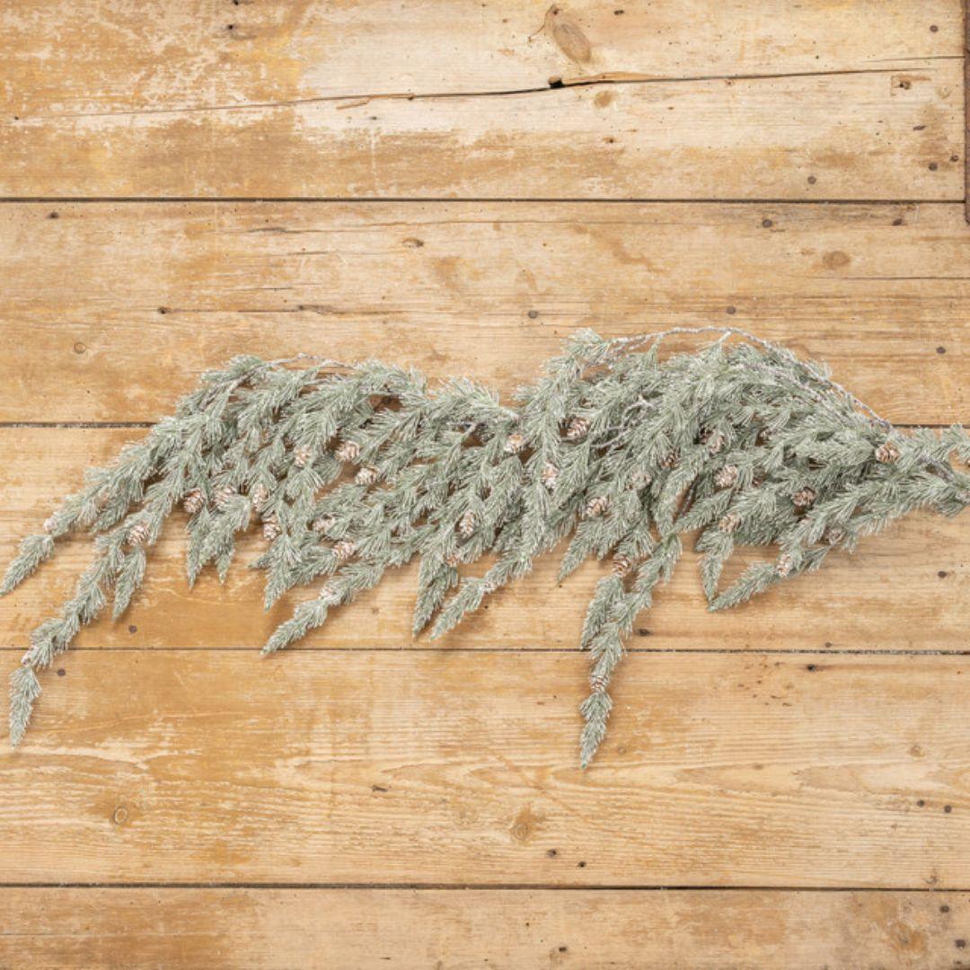 54" Draping White Angel Pine Spray