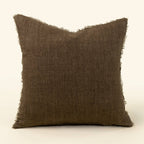 24x24 Lina Linen Pillow Mocha