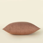 24x24 Lina Linen Pillow Redwood