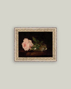 Still Life with Rose Framed Antique Art