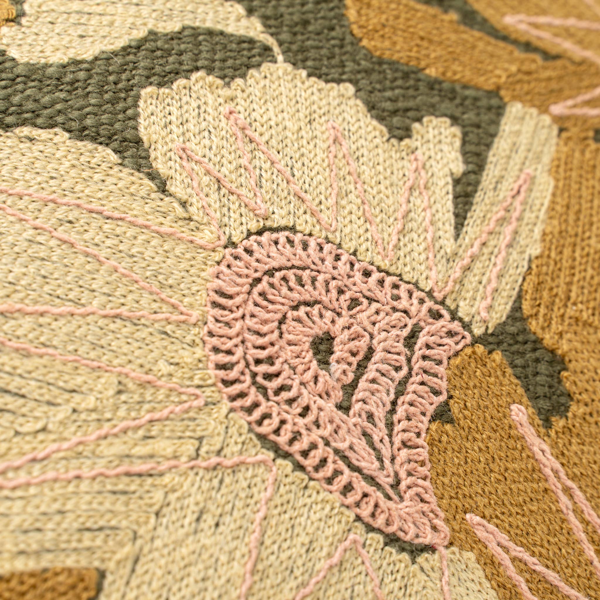 16x24 Flower Grove Embroidered Pillow