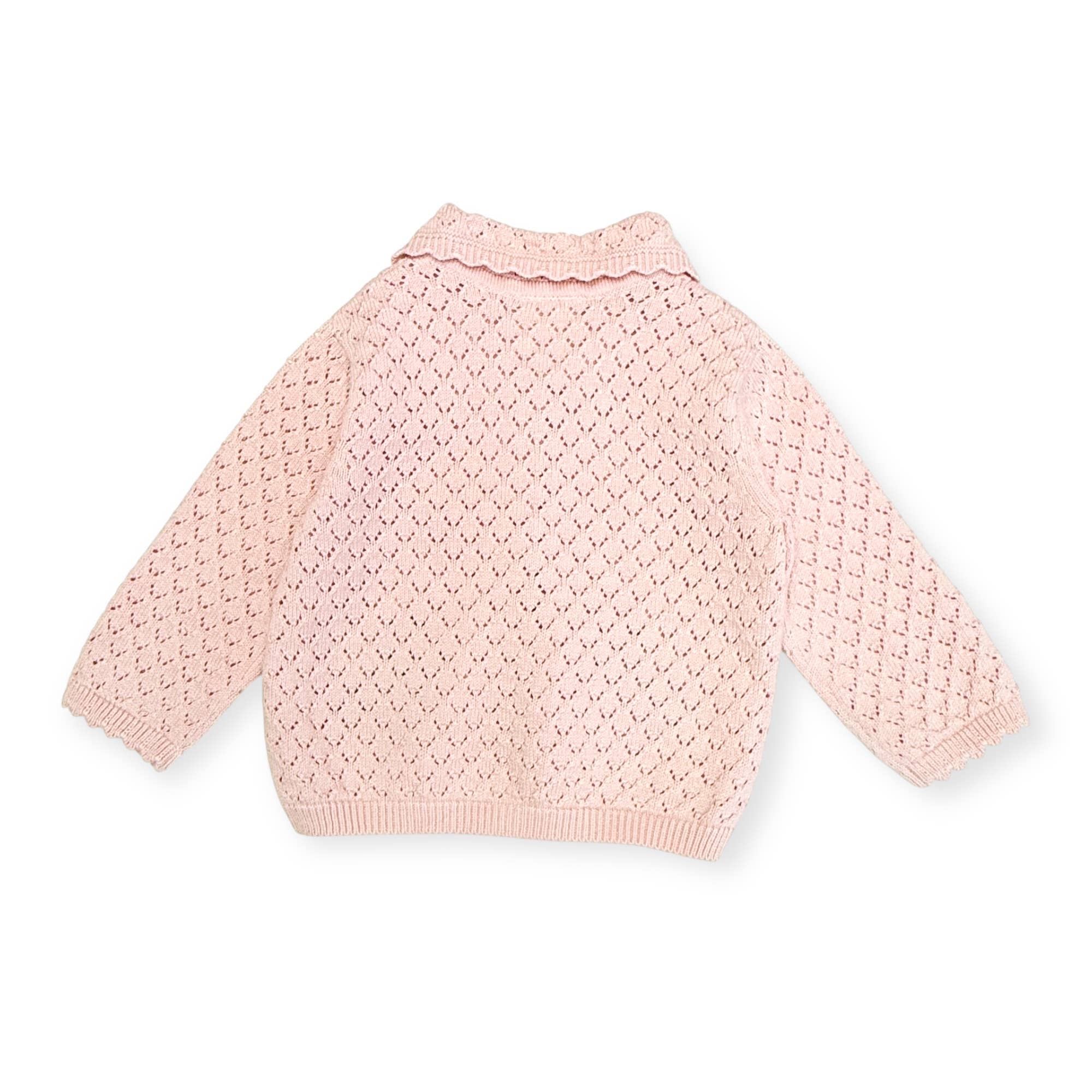 Lily Floral Baby Sweater Knit Cardigan