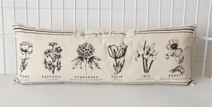 Black & White Botanical Pillow
