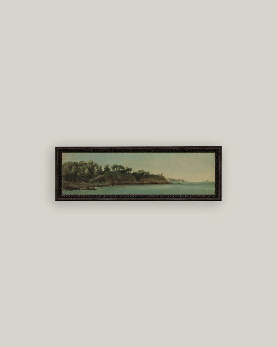 The Banks of Rance, Brittany Framed Antique Art