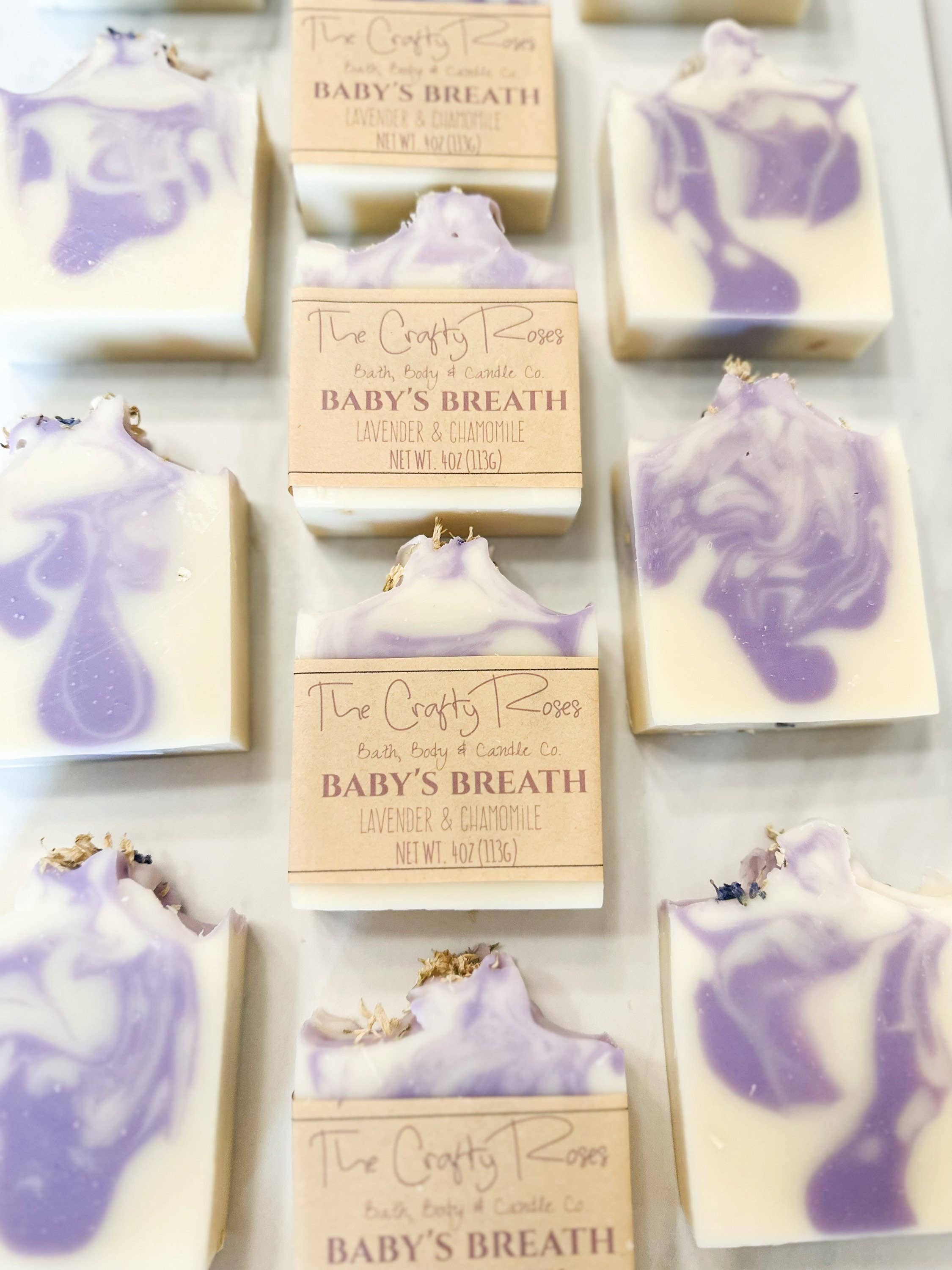 Baby's Breath Soap Bar