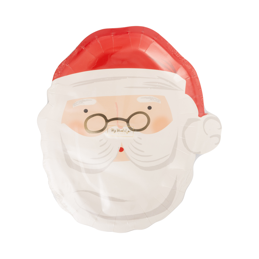 Santa Face Plate - 10" tall