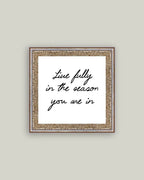Live Fully Framed Antique Art