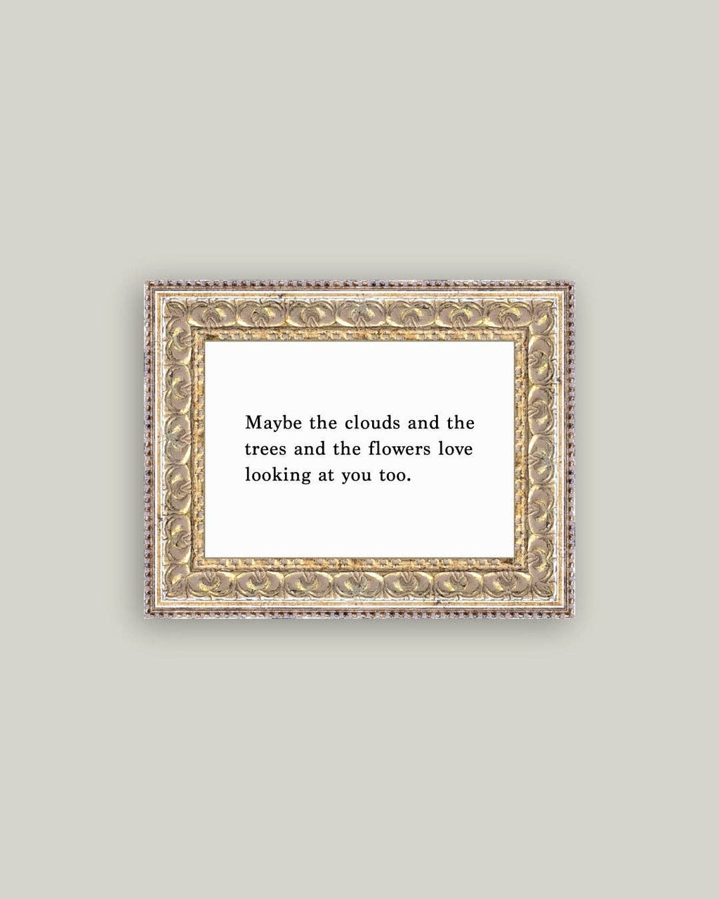 Maybe Framed Antique Print