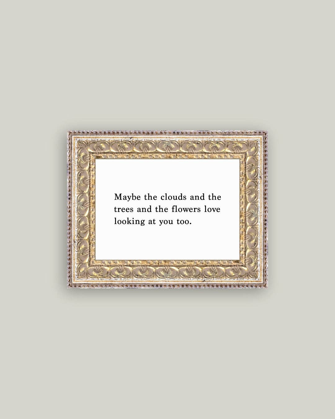 Maybe Framed Antique Print