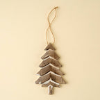 Rustic Pine Holiday Ornaments S/2